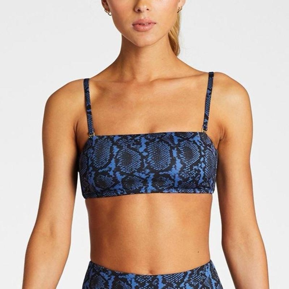 Vitamin A Snake Print Bikini Top